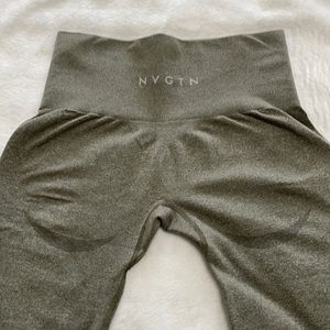 NVGTN  Khaki Green Seamless Leggings - Size XS